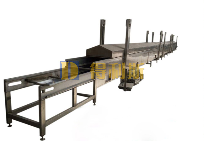 魚(yú)豆腐蒸煮成型流水線